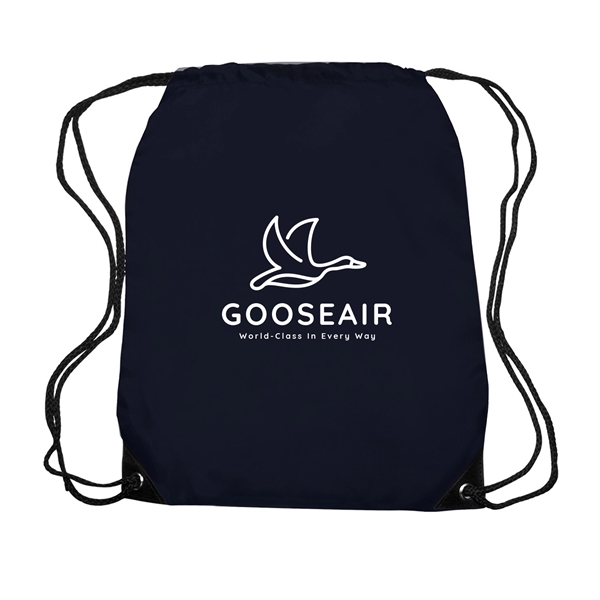 VENTURE Drawstring Backpacks w/ 1 Color Imprint - VENTURE Drawstring Backpacks w/ 1 Color Imprint - Image 15 of 30