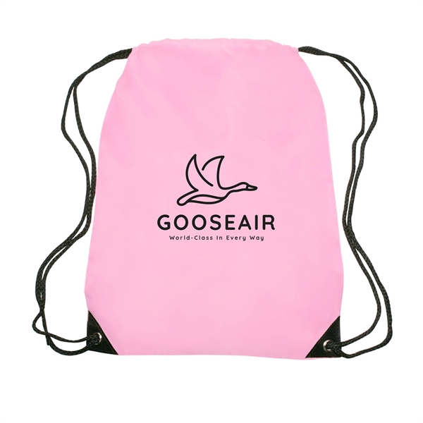 VENTURE Drawstring Backpacks w/ 1 Color Imprint - VENTURE Drawstring Backpacks w/ 1 Color Imprint - Image 19 of 30