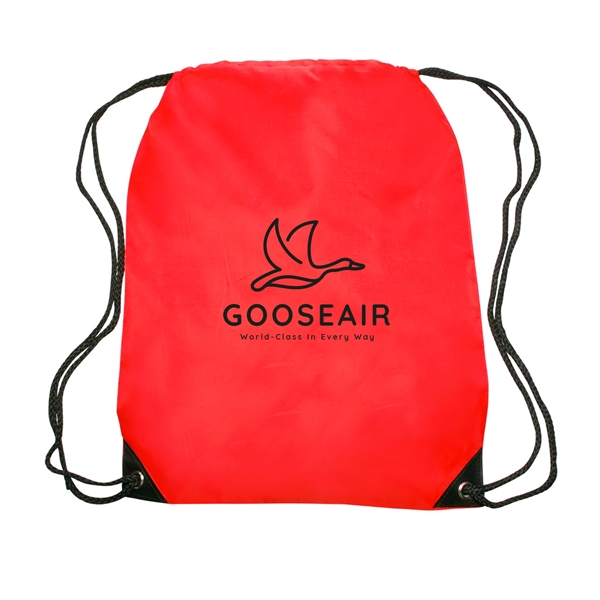 VENTURE Drawstring Backpacks w/ 1 Color Imprint - VENTURE Drawstring Backpacks w/ 1 Color Imprint - Image 21 of 30