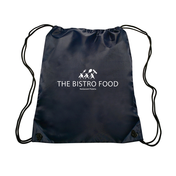 GO-EZ Polyester Drawstring Backpacks w/ 1 Color Imprint - GO-EZ Polyester Drawstring Backpacks w/ 1 Color Imprint - Image 23 of 34