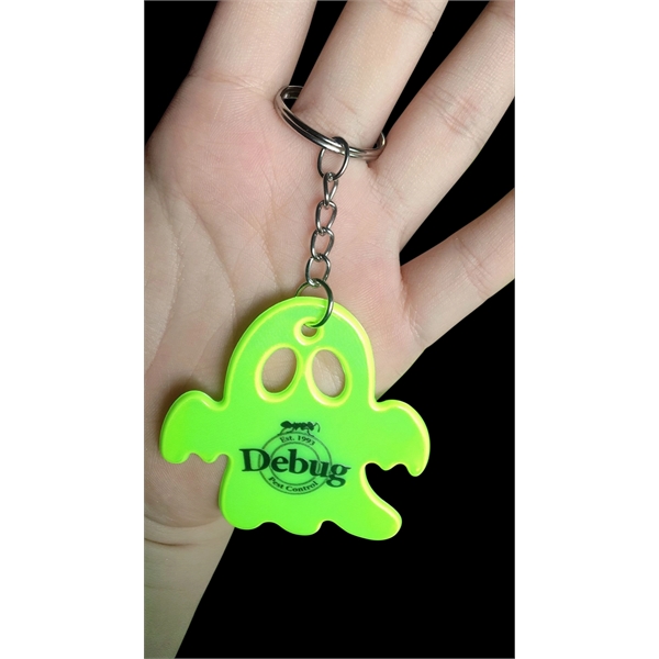 Ghost Reflective Keychain PVC High Visibility - Ghost Reflective Keychain PVC High Visibility - Image 3 of 3