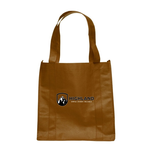 AISLE HOPPER Non-Woven Grocery Tote Bags w/ 1 Color Imprint - AISLE HOPPER Non-Woven Grocery Tote Bags w/ 1 Color Imprint - Image 4 of 13