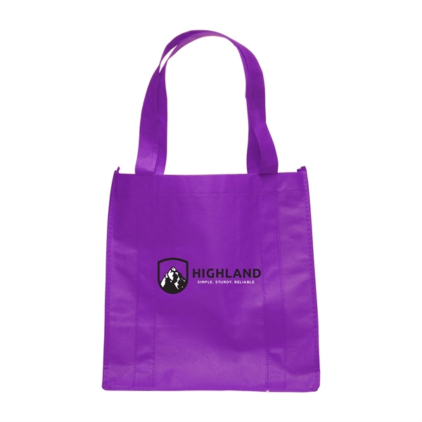 AISLE HOPPER Non-Woven Grocery Tote Bags w/ 1 Color Imprint - AISLE HOPPER Non-Woven Grocery Tote Bags w/ 1 Color Imprint - Image 10 of 13