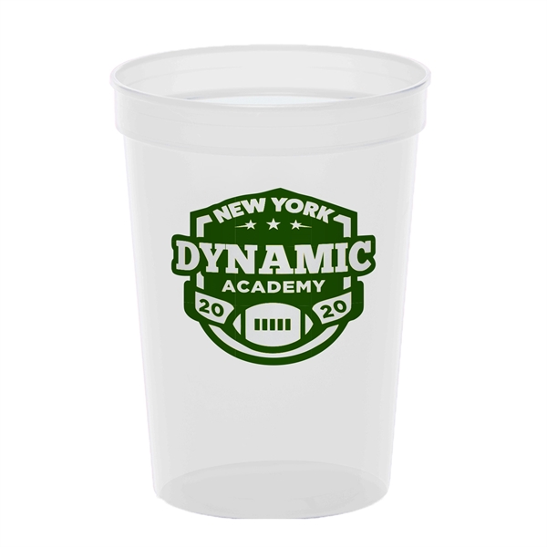 12 oz. Fanatic Plastic Stadium Cups w/ 1 Color Imprint - 12 oz. Fanatic Plastic Stadium Cups w/ 1 Color Imprint - Image 0 of 28