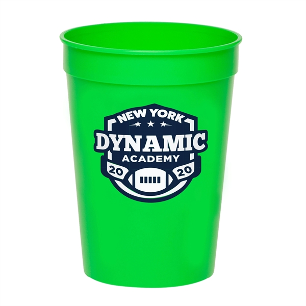 12 oz. Fanatic Plastic Stadium Cups w/ 1 Color Imprint - 12 oz. Fanatic Plastic Stadium Cups w/ 1 Color Imprint - Image 6 of 28