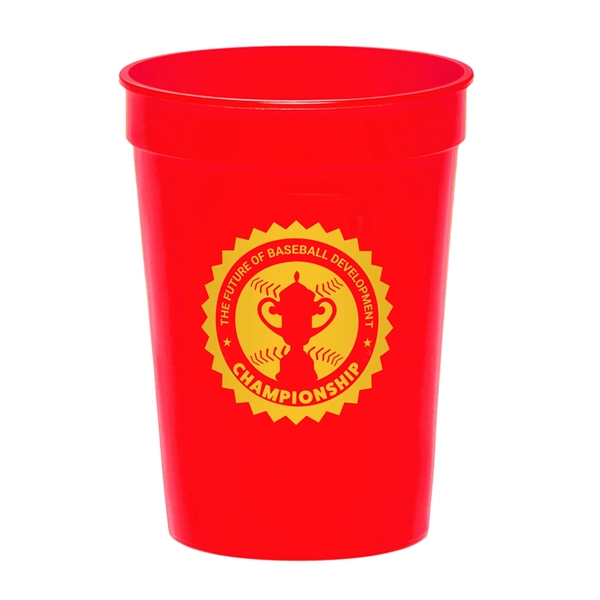 12 oz. Fanatic Plastic Stadium Cups w/ 1 Color Imprint - 12 oz. Fanatic Plastic Stadium Cups w/ 1 Color Imprint - Image 14 of 28