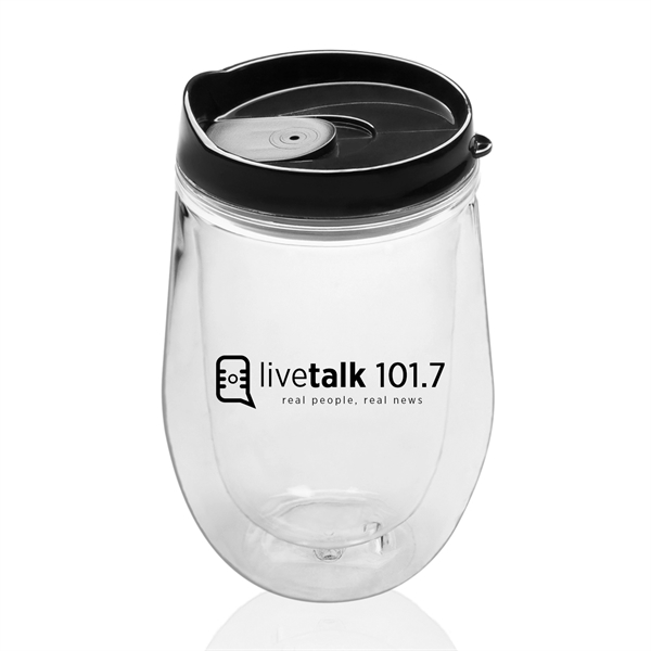 15 oz. Spill-Free Acrylic Tumblers with Lid 1 Color Imprint - 15 oz. Spill-Free Acrylic Tumblers with Lid 1 Color Imprint - Image 1 of 3