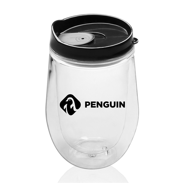 15 oz. Spill-Free Acrylic Tumblers with Lid 1 Color Imprint - 15 oz. Spill-Free Acrylic Tumblers with Lid 1 Color Imprint - Image 2 of 3