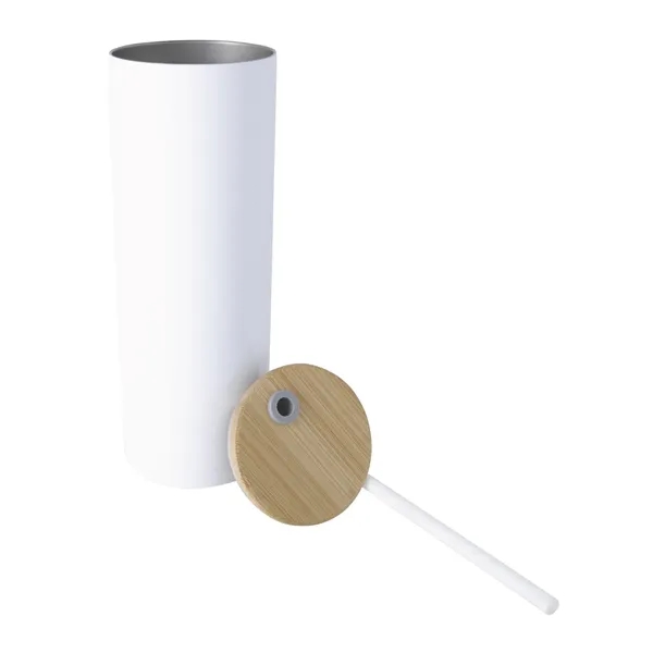 Good Value™ Double-Wall Stainless Steel Tumbler with Bamb...
