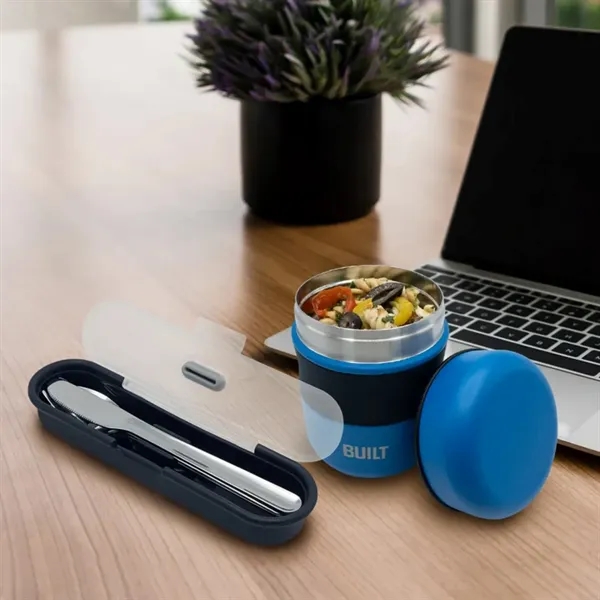 BUILT® 4 Piece Stainless Steel Travel Utensils with Case