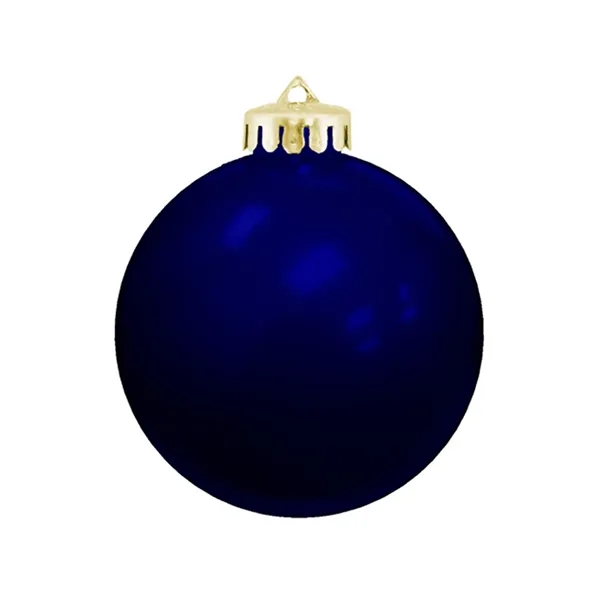 3-1/4" USA-Made Round Glossy Shatterproof Ornament