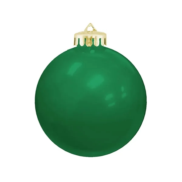 3-1/4" USA-Made Round Glossy Shatterproof Ornament