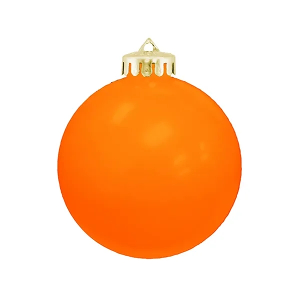 3-1/4" USA-Made Round Glossy Shatterproof Ornament