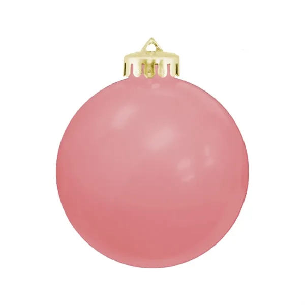 3-1/4" USA-Made Round Glossy Shatterproof Ornament