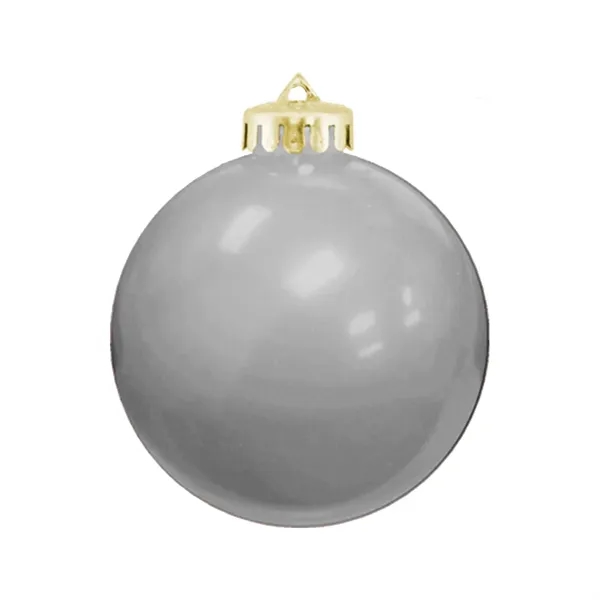 3-1/4" USA-Made Round Glossy Shatterproof Ornament
