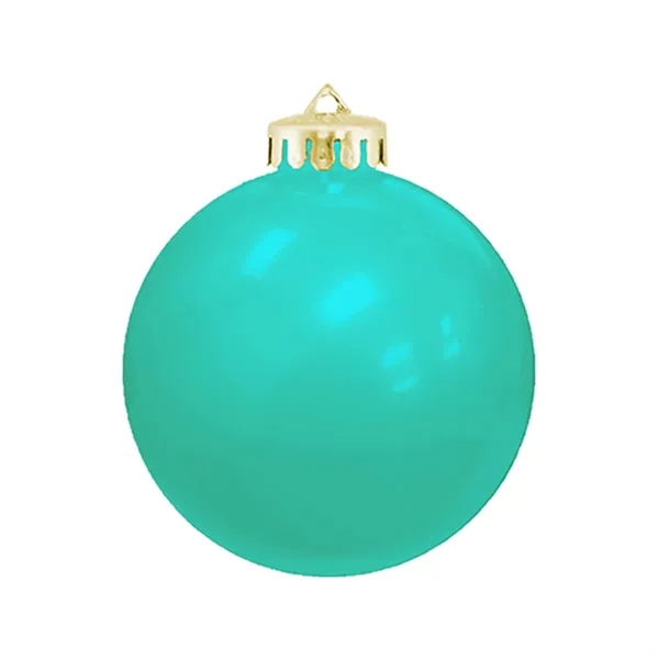 3-1/4" USA-Made Round Glossy Shatterproof Ornament