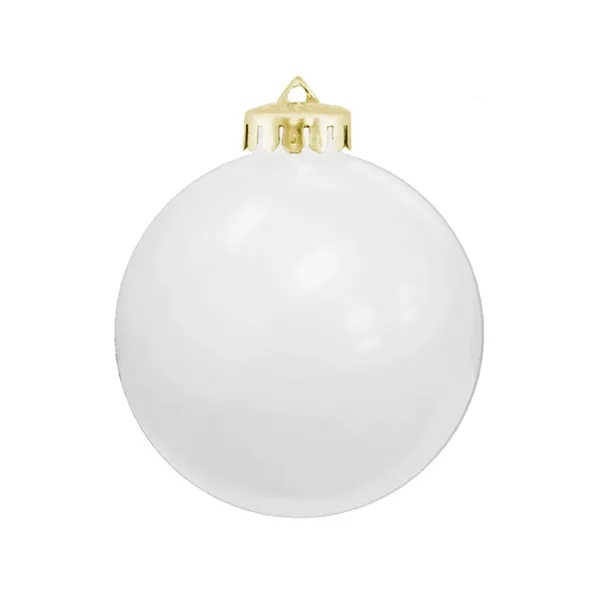3-1/4" USA-Made Round Glossy Shatterproof Ornament