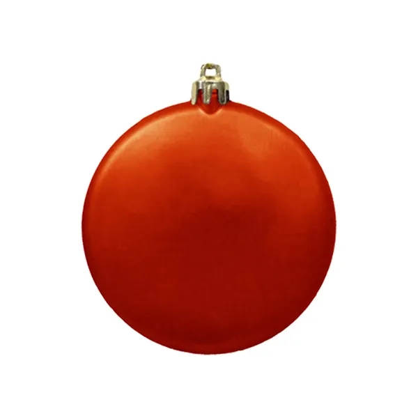 3" Satin Finish Flat Shatterproof Ornament