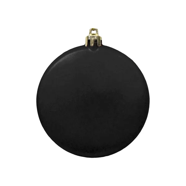 3" Satin Finish Flat Shatterproof Ornament