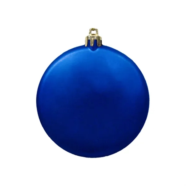 3" Satin Finish Flat Shatterproof Ornament