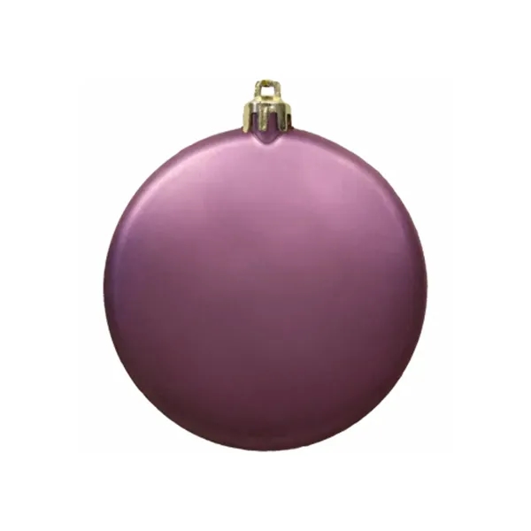 3" Satin Finish Flat Shatterproof Ornament