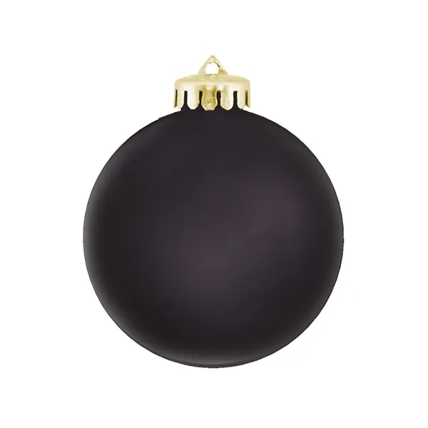 3-1/4" Satin Finish Round Shatterproof Ornament