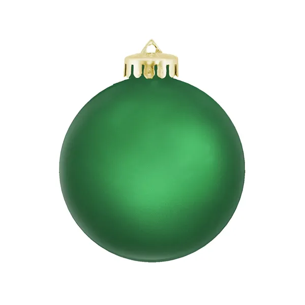 3-1/4" Satin Finish Round Shatterproof Ornament