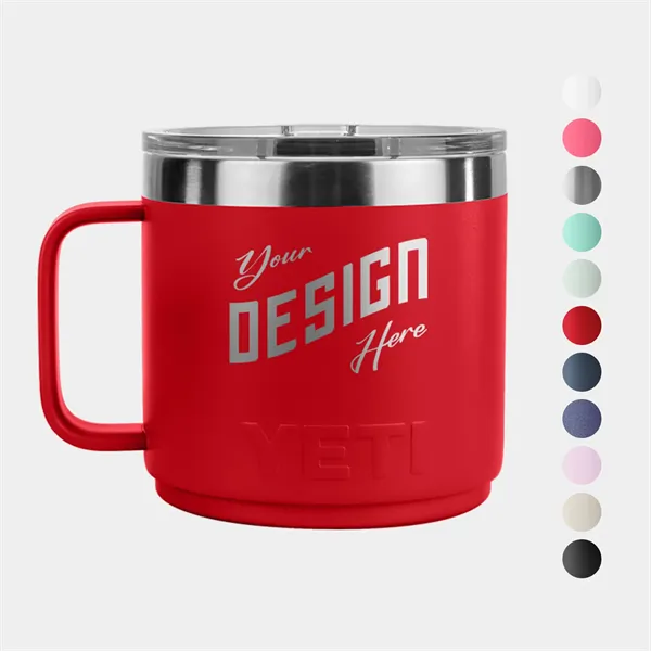14 Oz YETI® Rambler Stainless Steel Insulated Stackable Mug
