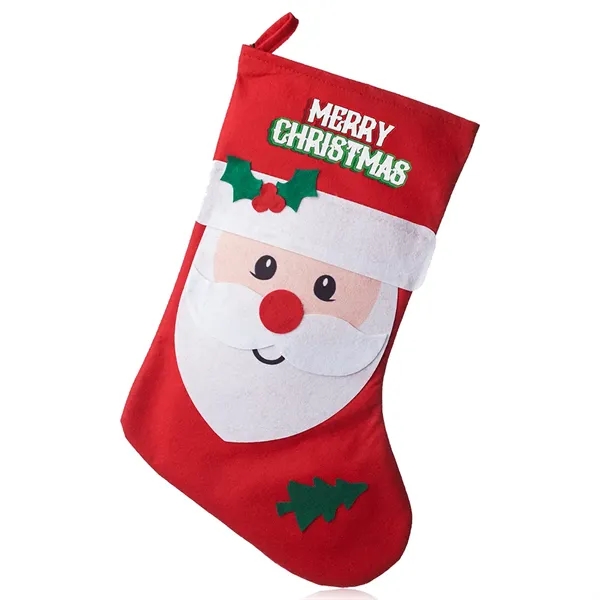Santa Face Christmas Stocking