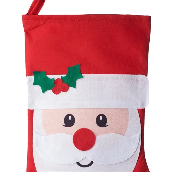 Santa Face Christmas Stocking