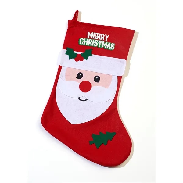 Santa Face Christmas Stocking