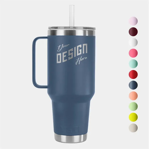 42 Oz YETI® Rambler Stainless Steel Insulated Straw Tumbler