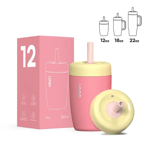 12oz Stainless Steel Anti Choke  Kids Bottle