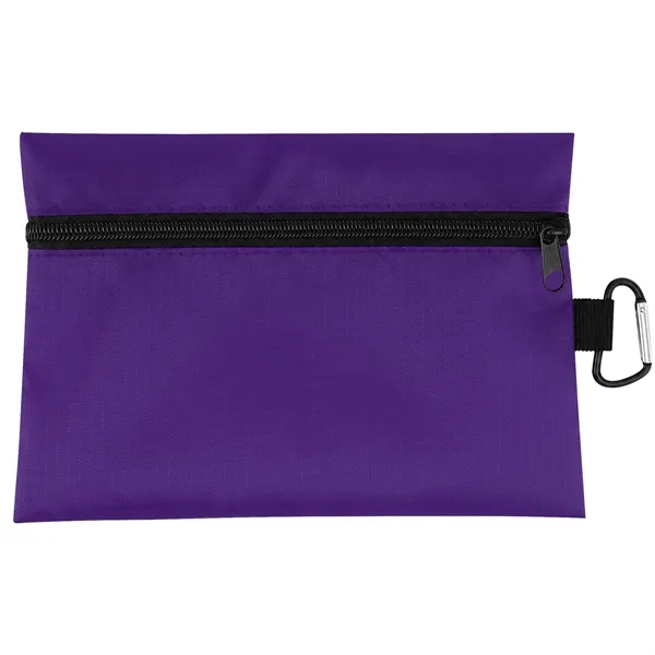 Small Empty First Aid Bag W/ Carabiner