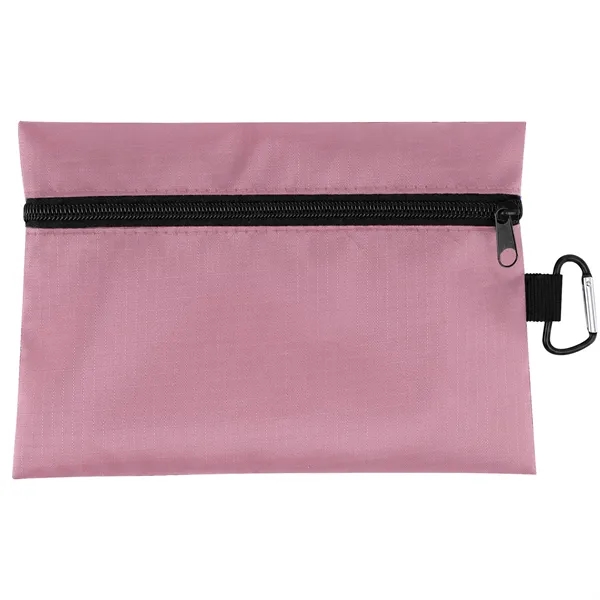 Small Empty First Aid Bag W/ Carabiner