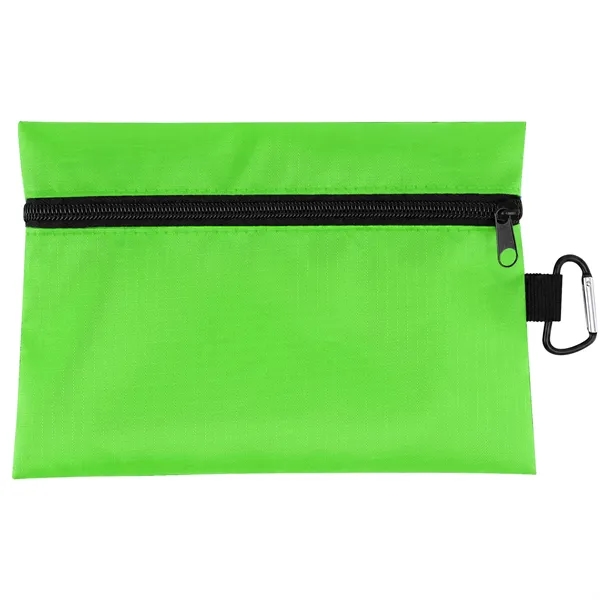 Small Empty First Aid Bag W/ Carabiner