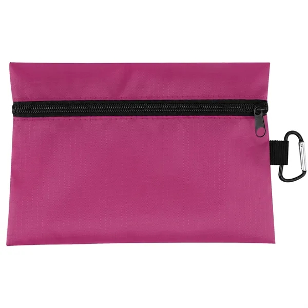 Small Empty First Aid Bag W/ Carabiner