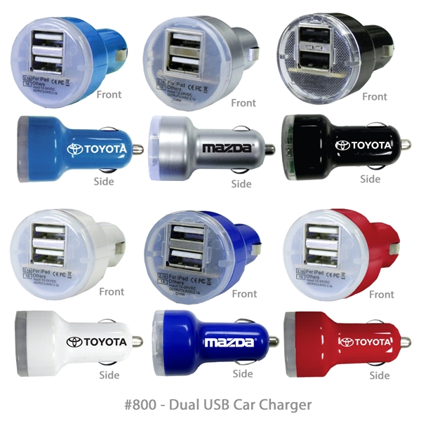 Popular USB Dual Port Car Portable Charger - Popular USB Dual Port Car Portable Charger - Image 0 of 7