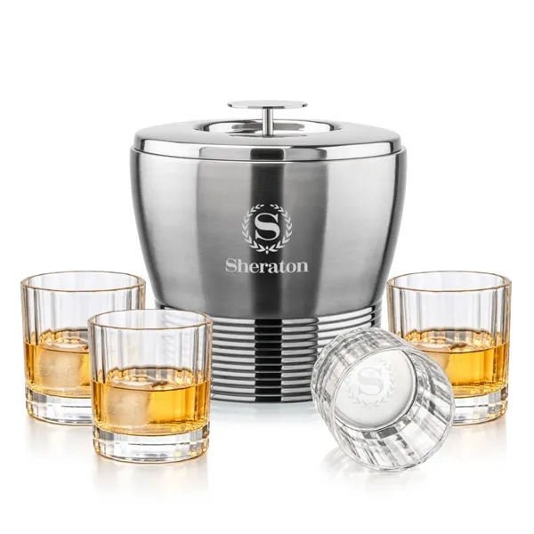 Genoa Ice Bucket & Cristaux On-the-Rocks
