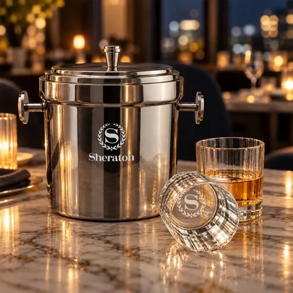 Milano Ice Bucket & Cristaux On-the-Rocks