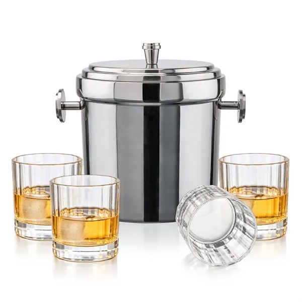 Milano Ice Bucket & Cristaux On-the-Rocks