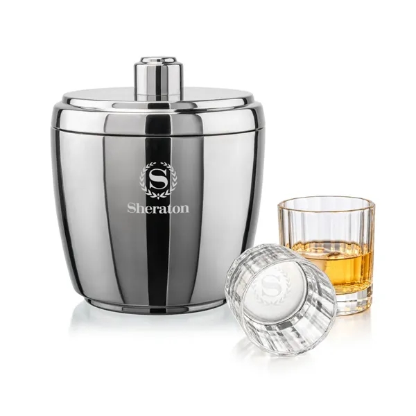 Pescara Ice Bucket & Cristaux On-the-Rocks