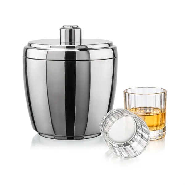 Pescara Ice Bucket & Cristaux On-the-Rocks