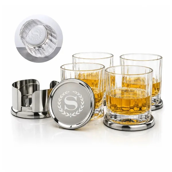 Baldoni Coasters & Cristaux On-the-Rocks