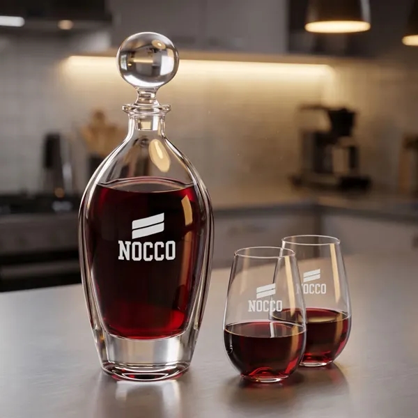 Langara Decanter & Boston Stemless Wine
