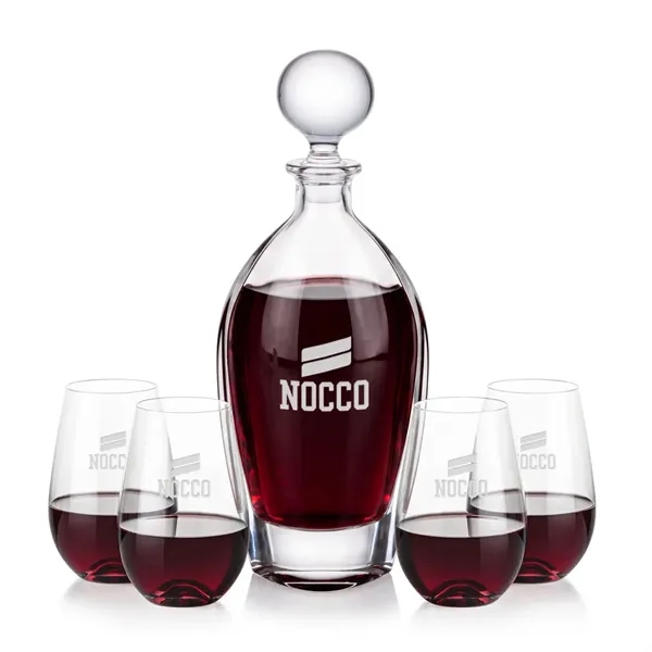 Langara Decanter & Boston Stemless Wine
