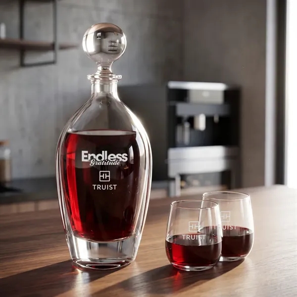 Langara Decanter & Crestview Stemless Wine