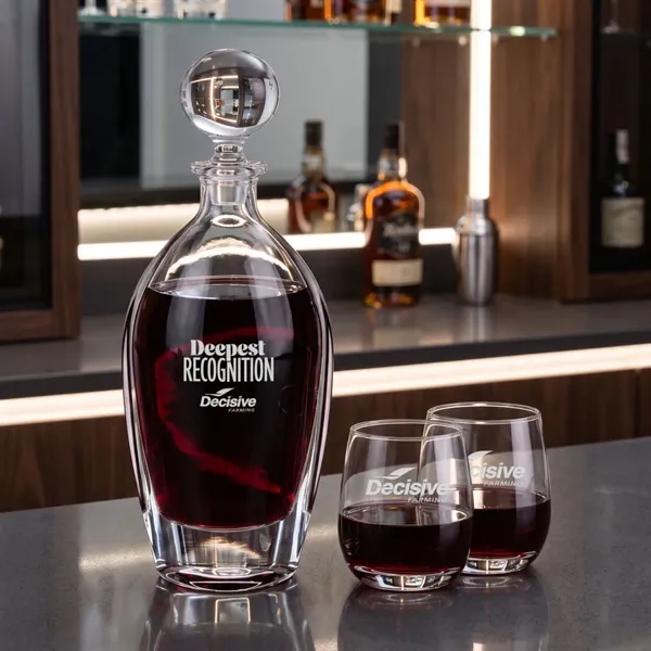 Langara Decanter & Salem Stemless Wine