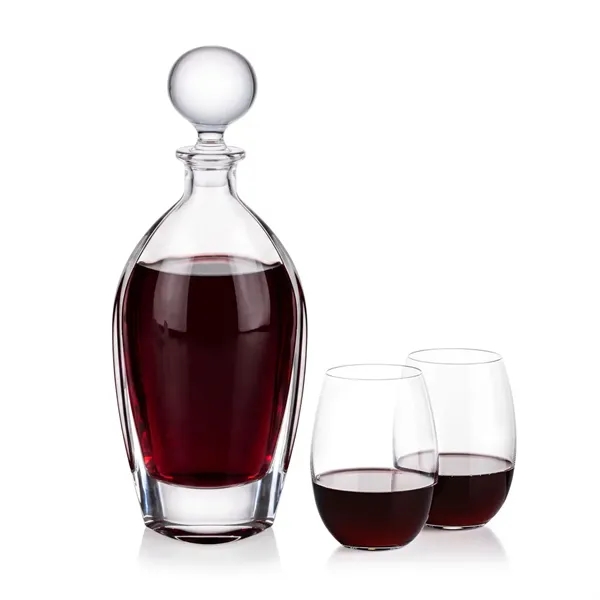 Langara Decanter & Carlita Stemless Wine