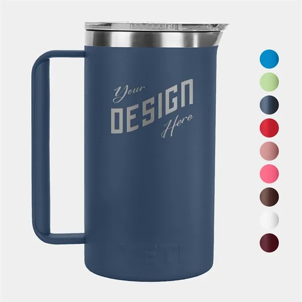 34 Oz YETI® Stainless Steel Insulated French Press Twist Lid